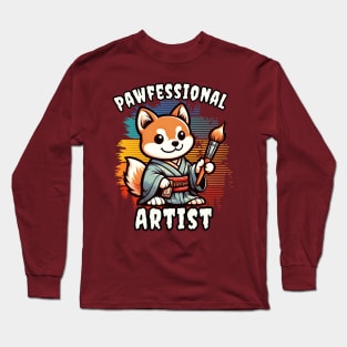 Professional dog artist Long Sleeve T-Shirt